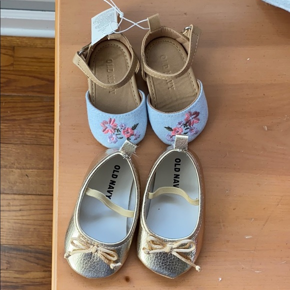 Old Navy Shoes 2 Pairs Of Baby Girl Shoes Poshmark